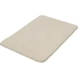 Kleine Wolke Badteppich Marco sandbeige Polyester 60 x 90 cm