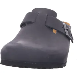 Birkenstock Boston Nubukleder geölt schwarz 48