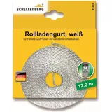 Schellenberg Rollladengurt MINI 14 mm x 12 m weiß