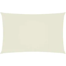 vidaXL Sonnensegel Oxford-Gewebe Rechteckig 5x8 m Creme