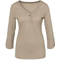 LASCANA Blusenshirt Damen beige Gr.32/34
