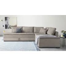 Home Affaire Ecksofa L-förmig Cord 3-Sitzer Braun