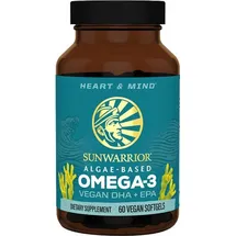 SunWarrior Omega 3 Vegan DHA + EPA Softgels 60 St.