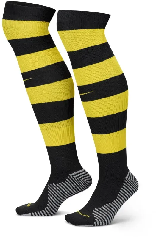 NIKE Strike Dri-FIT kniehohe Fußballsocken 010 - black/tour yellow/tour yellow 42-46