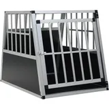vidaXL Hundetransportbox 65 x 91 x 69,5 cm Silber