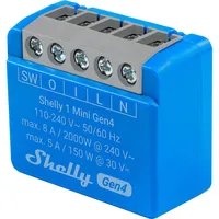 Shelly Relais 1 Mini Gen4, 8 A, WLAN, Bluetooth,