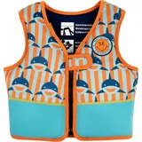 Swim Essentials Schwimmweste Orange Blau Hai 31 x 36 cm Kinder