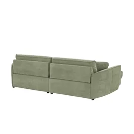 Lounge Collection Eckcouch Flachgewebe 2-Sitzer Grün