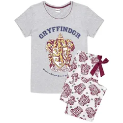 Harry Potter Damen/Damen Gryffindor Langes Pyjama-Set S