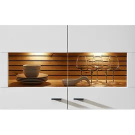 Harper Highboard, HARPER WENTWORTH (BHT 110x136x40 cm, - weiß - BHT 110x136x40 cm