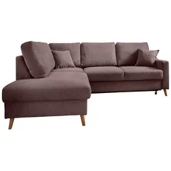 Wohnlandschaft Valentina Bordeaux Struktur