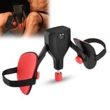 Upgrade Oberschenkeltrainer, Beckenboden Trainer Damen und Herren Beinpresse Trainingsgeräte Beintrainer für Zuhause Beckenbodentrainer Beinspreizer mit Gradanzeige, Schwarz (ohne AG10 Akku)