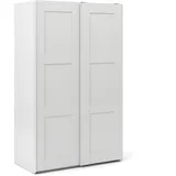 Verona Schiebetürenschrank 122 x 201 cm Weiß - Weiß