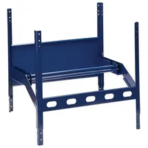 Nordwest Handel AG Abrollgerät Leder H520xB540xT390mm blau mit 2 Achsen