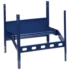 Nordwest Handel AG Abrollgerät Leder H520xB540xT390mm blau mit 2 Achsen