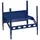 Nordwest Handel AG Abrollgerät Leder H520xB540xT390mm blau mit 2 Achsen