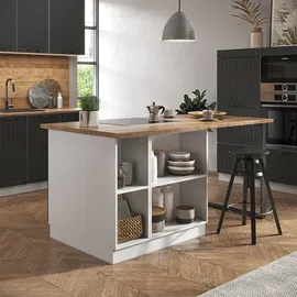 Vicco Kochinsel Fame-Line 90 x 82 x 60 cm Grau