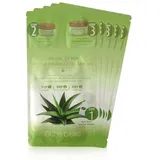 être Belle Aloe Vera 3-Step Gesichtspflege-Set Gesichtsmaske 5 Stk.
