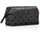 Reisenthel travelcosmetic glossy dots black - Starke robuste und praktische Reisekosmetiktasche, Handschlaufe, wasserabweisendes Material
