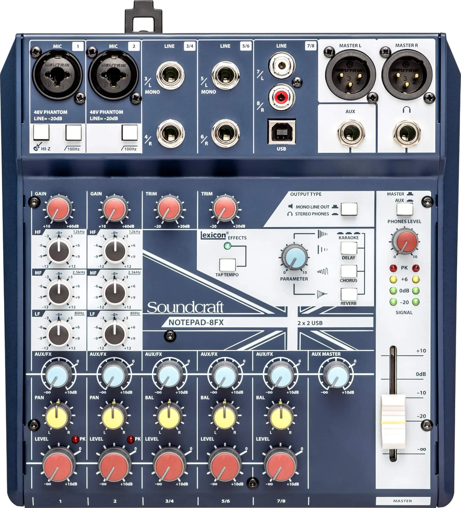 Soundcraft Notepad-8FX Kompaktmischpult