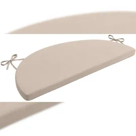 CLP Sitzkissen 5 x 115 x 57 cm beige 1 St.