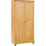 Möbilia Drehtürenschrank Chur 82 x 170 x 52 cm Beige