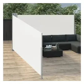 vidaXL Ausziehbare Seitenmarkise 1,4 x 10 m creme