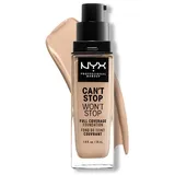 NYX Professional Makeup Can't Stop Won't Stop Foundation 04 light ivory 30 ml