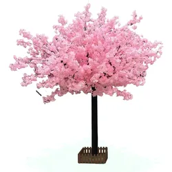 Kunstbaum Innenbereich Realis tische Kunst Pfirsichblüten baum Dekoration 250x250cm