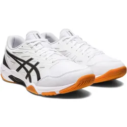 Indoorschuh ASICS "GEL-ROCKET 11", Gr. 45, silber (weiß, silber), Synthetik, Textil, sportlich, Schuhe
