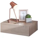 FineBuy Nachtschrank SuVa11921_1 46 x 15 x 30 cm Grau