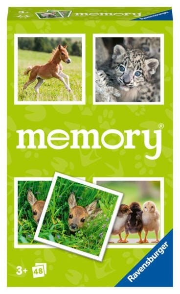 Preisvergleich Produktbild Ravensburger 22458 - Tierbaby memory®