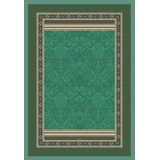 BASSETTI Maser Plaid aus 100% Baumwolle in der Farbe Waldgrün V1, Maße: 135x190 cm - 9326032