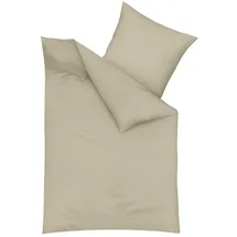Traumschlaf Uni Feinbiber Beige 135 x 200 cm + 80 x 80 cm