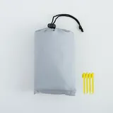 FANSU Strandmatte Outdoor, Strand Picknickdecke Wasserdicht Picknickdecke Wasserdicht Picknickdecke Stranddecke, Waschbare Stranddecke für Wandern Strand Reisen Pic (Hellgrau,100x140cm)