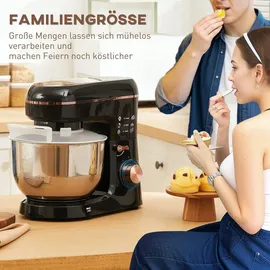 Homcom Knetmaschine 5,5L Schwarz