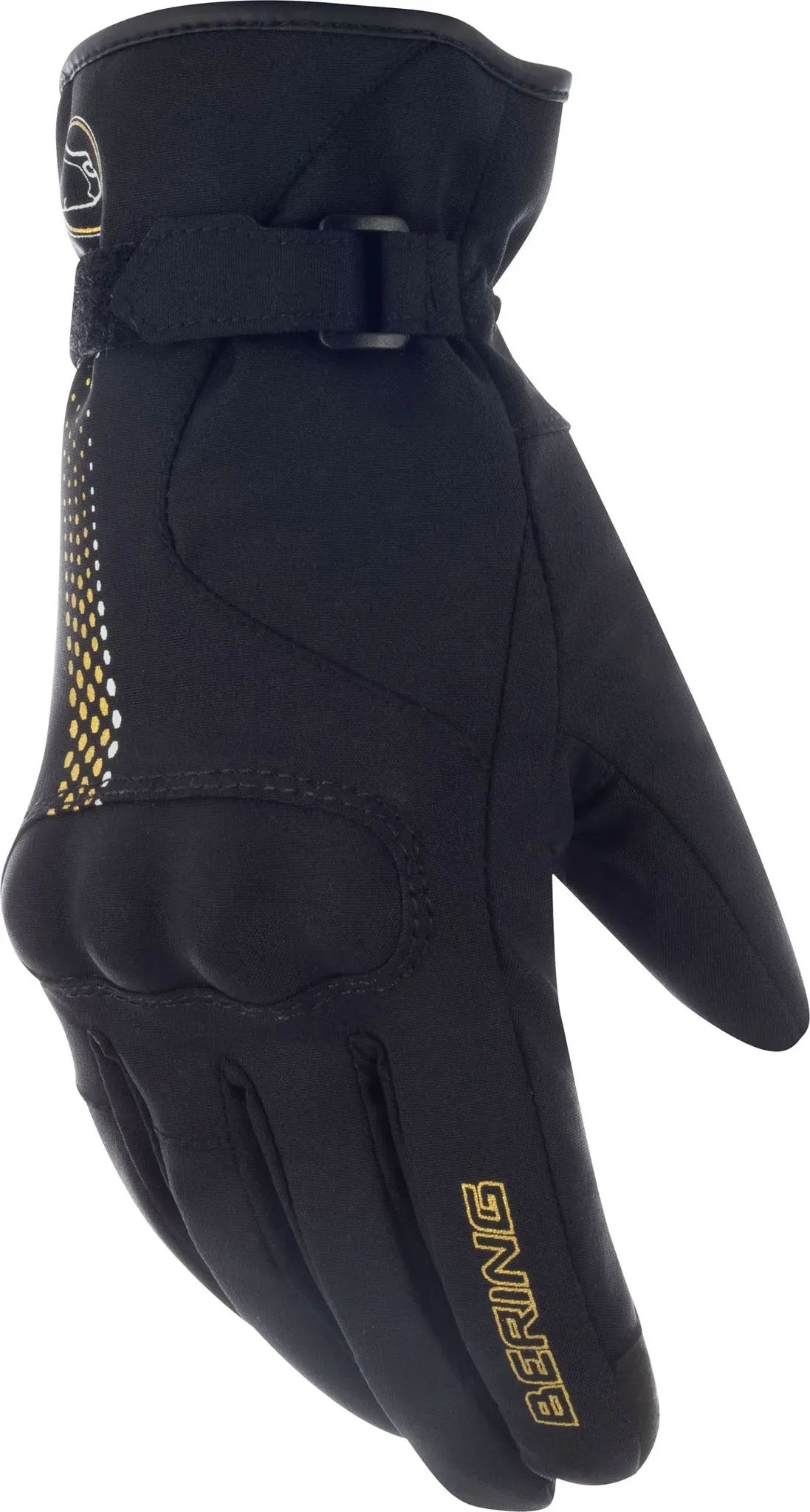 Bering Carmen, gants imperméables pour femmes - Noir/Or - 8