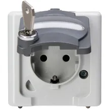 Kopp Schuko-Steckdose 1 Stück Grau