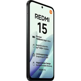 Xiaomi Redmi 15 4 GB RAM 128 GB Midnight Black