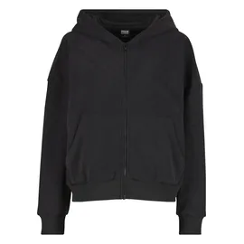 URBAN CLASSICS Jacquard Velvet Oversized Reißverschlusspullover Black L