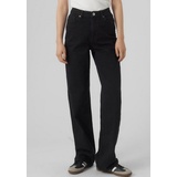 Vero Moda Tessa Jeans mit hoher Taille in Schwarz-W30 / L32