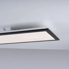 just light. Flat 1 rechteckig schwarz Aluminium