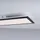 just light. Flat 1 rechteckig schwarz Aluminium