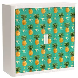 PAPERFLOW easyOffice Tropical Rollladenschrank 60692 2 Fachböden 110,0 x 41,5 x 104,0 cm