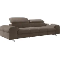 Cotta Couch Kunstleder 3-Sitzer Braun
