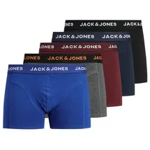 JACK & JONES Black Friday Boxershorts 5 Einheiten Black / Detail Navy Blazer / Port Royal / Dgm / Surf The Web S