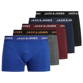JACK & JONES Black Friday Boxershorts 5 Einheiten Black / Detail Navy Blazer / Port Royal / Dgm / Surf The Web S