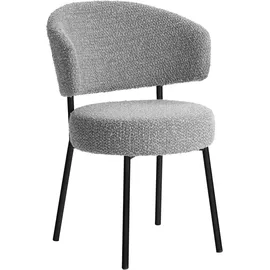 LeGer Home by Lena Gercke Esszimmerstuhl Sölve Boucle grau 2er Set