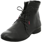 THINK! Damen Guad chromfrei gegerbte Leder gefütterte Stiefelette schwarz 42,5