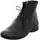 THINK! Damen Guad chromfrei gegerbte Leder gefütterte Stiefelette schwarz 42,5